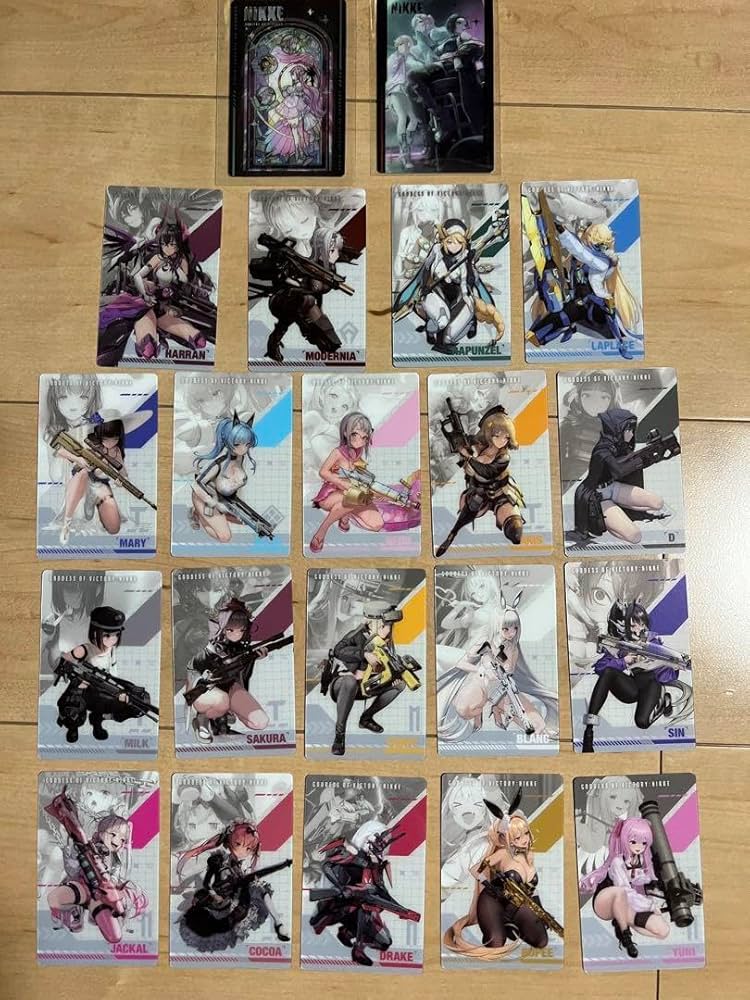 Amazon.co.jp: 勝利の女神 NIKKE ガンガールメタルカード